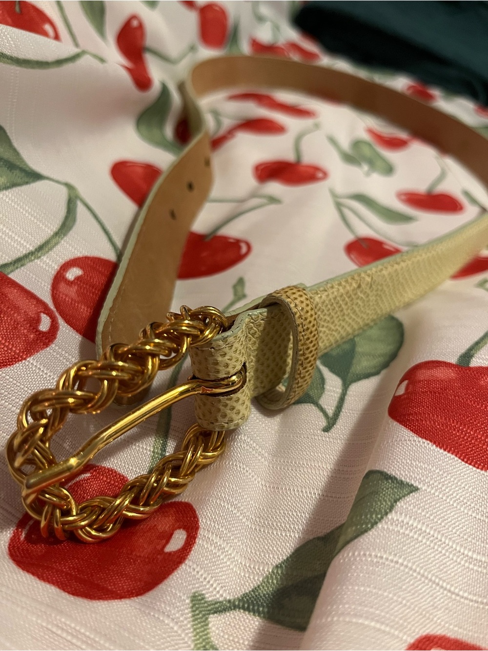 Carlisle Snake skin & Leather Belt